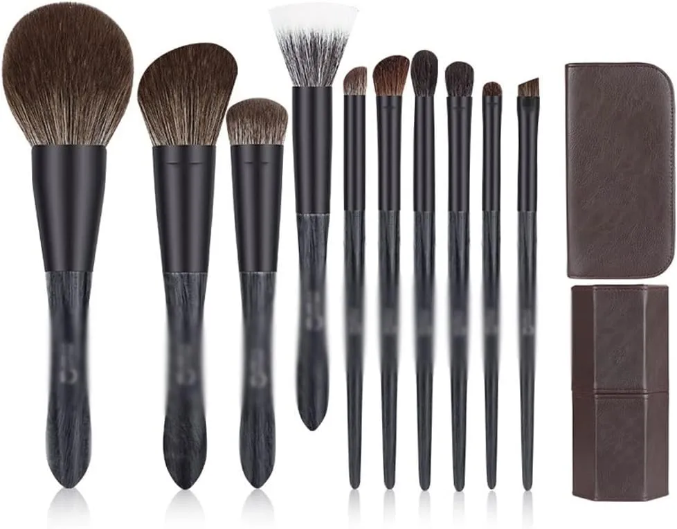 10 Brushes Set Complete Brushes Concealer Brush Spot Brush Loose Powder Brush Eye Shadow Brush