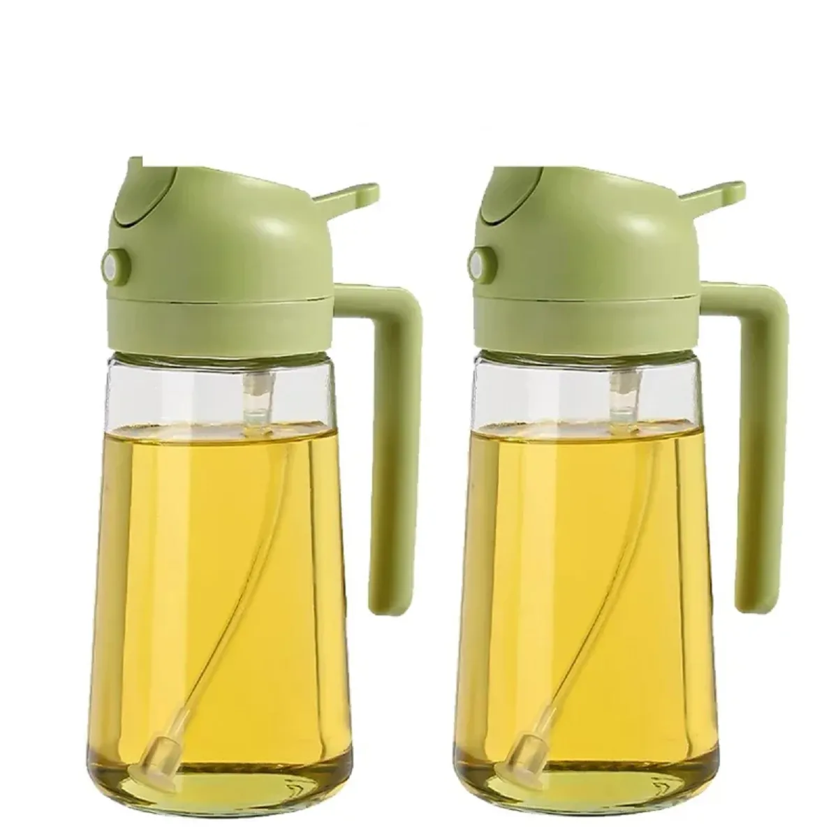 2 in 1 Glass Oil Sprayer And Dispenser
