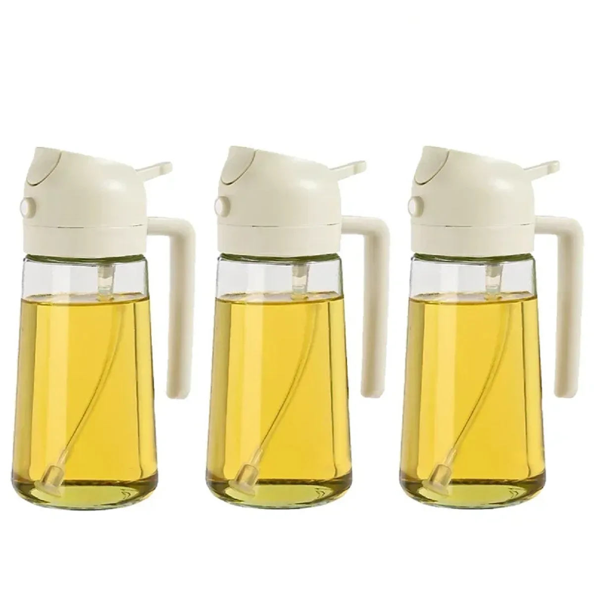 2 in 1 Glass Oil Sprayer And Dispenser