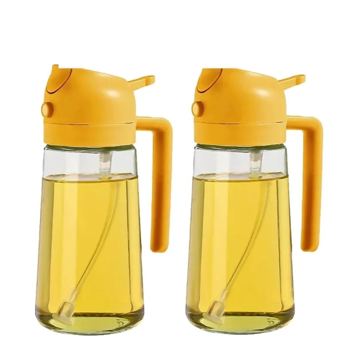 2 in 1 Glass Oil Sprayer And Dispenser