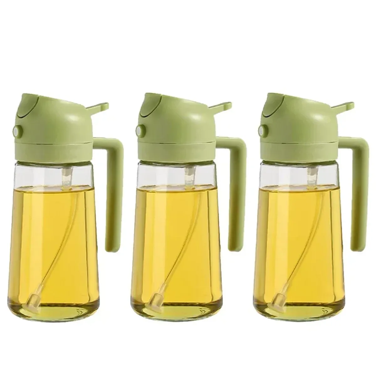2 in 1 Glass Oil Sprayer And Dispenser