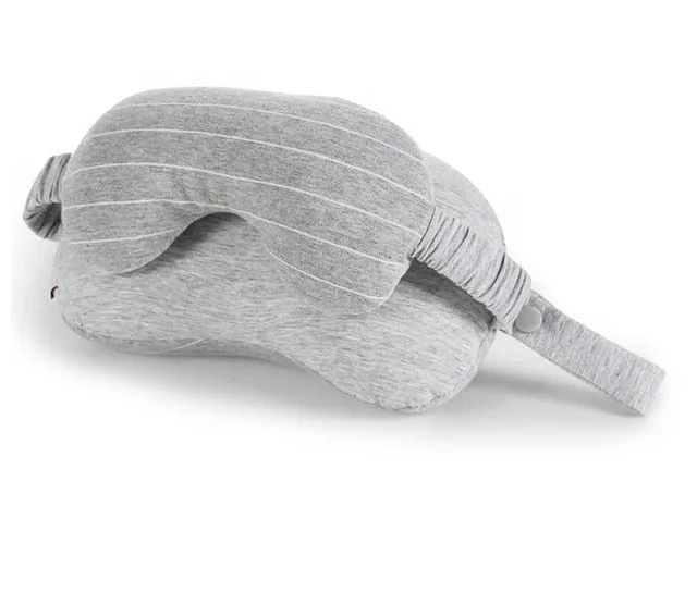 2 in 1 Travel Pillow with Eye Mask | Neck Pillow Sleep Mask
