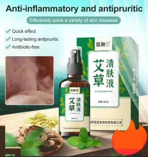 2 Pcs Herbal Antibacterial and anti-itch spray for skin Foot -30ml