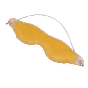 2Pcs yellow Relieve eye fatigue and dark circles Essential Sleeping Ice Gel Eye Masks AZ20462