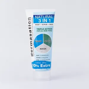 3 IN 1  WASH SCRUB MASK