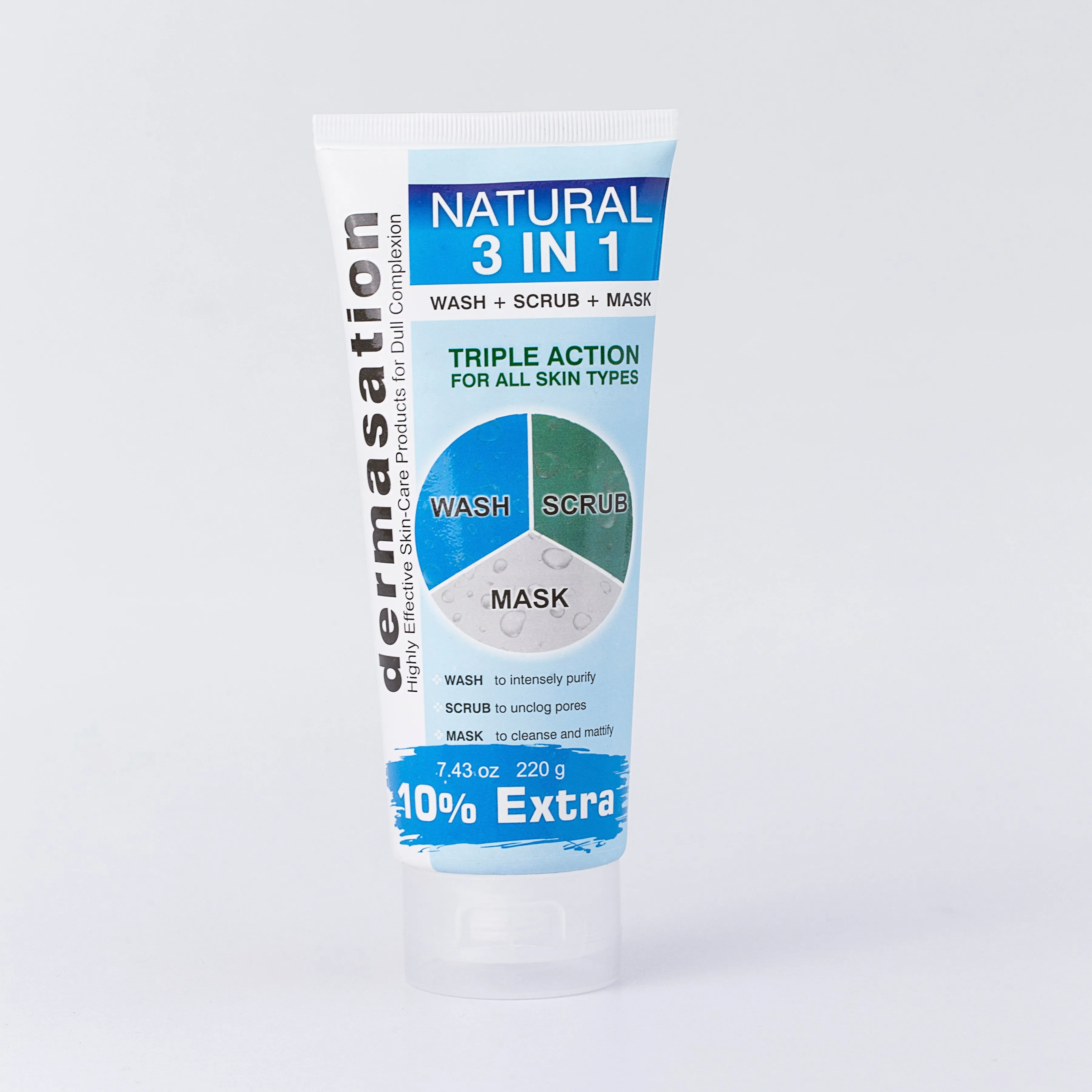 3 IN 1  WASH SCRUB MASK
