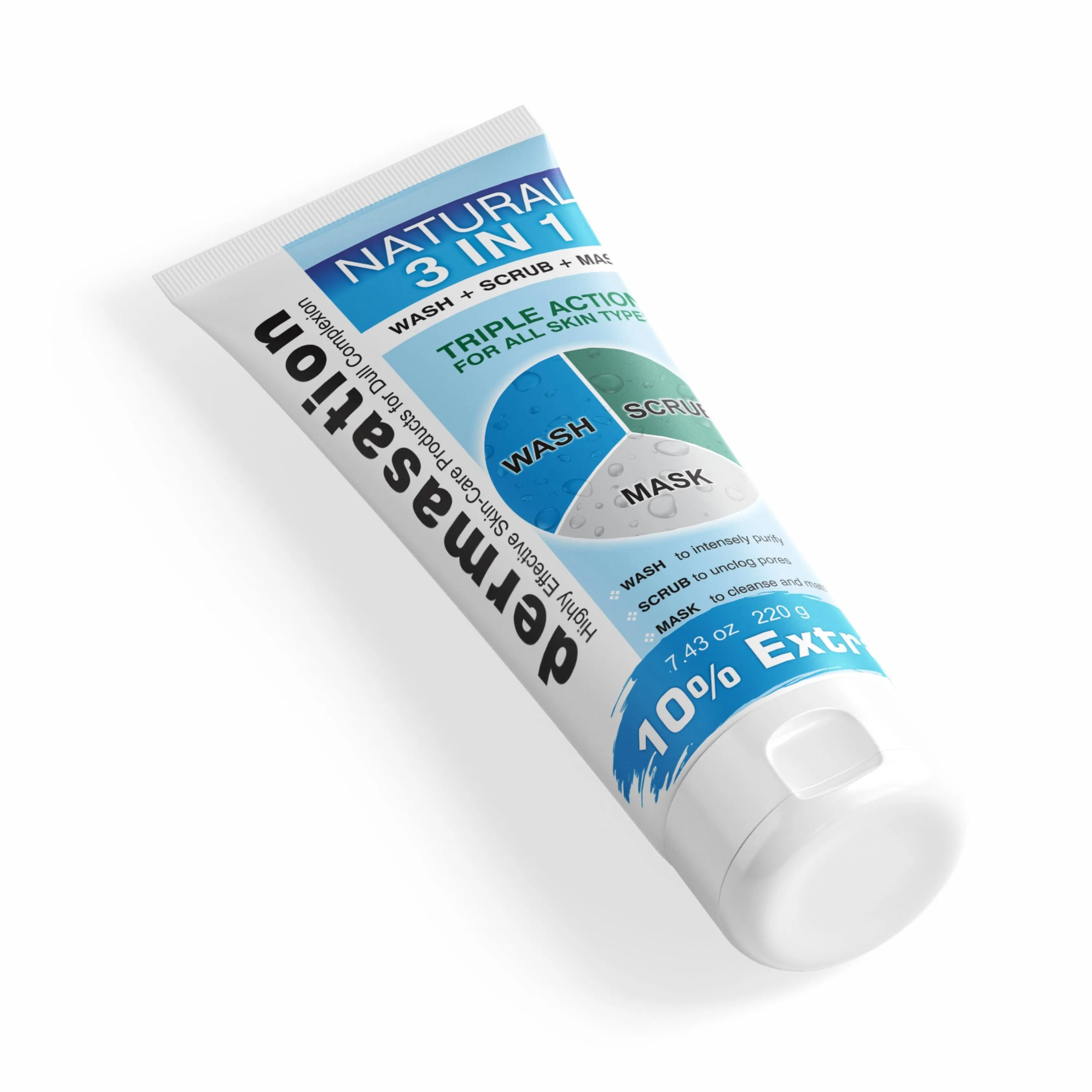 3 IN 1  WASH SCRUB MASK