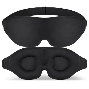 3D Sleeping Eye Mask, Soft Breathable Eye Cover for Women Men, Relaxing Zero Pressure Night Blindfold(Bulk 3 Sets)
