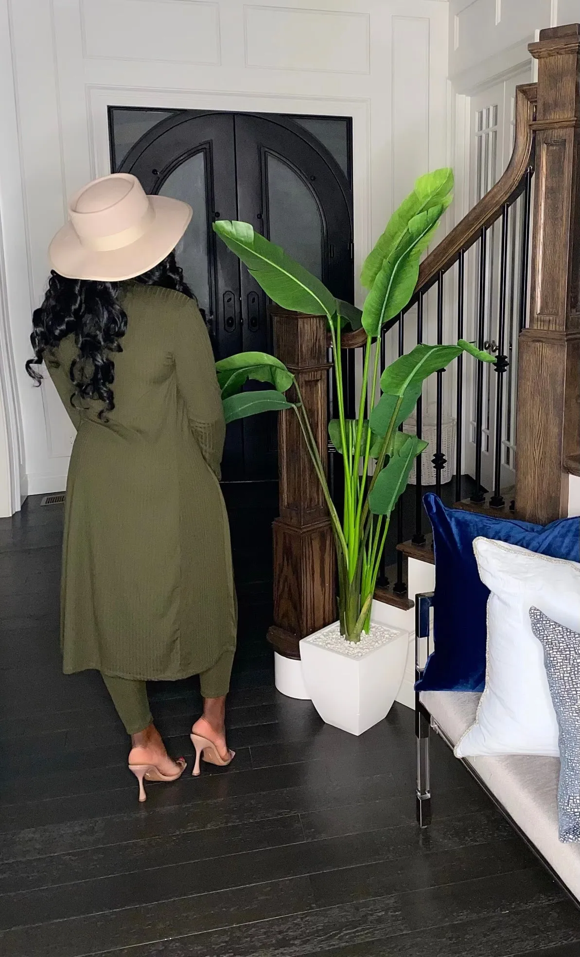 3pc Sweet Girl Legging Set (Olive)