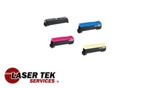 4PK Remanufactured Toner Cartridge for Kyocera TK-552 TK552 TK-552BK TK-552C TK