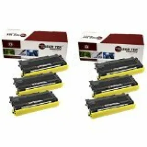 6 Pack Brother TN-350 Black HY Compatible Toner Cartridge | Laser Tek Services