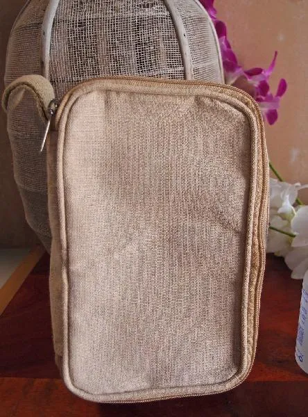 60 ct Canvas Zippered Toiletry Bag Travel Dopp Kit - By Case