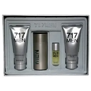 717 Mens Gift Set Perfume, Travel Size, Shower Gel And After Shave Balm Mens Perfume Impression Of 212 Men