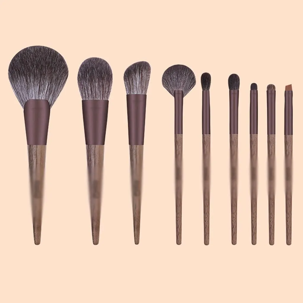 9 Makeup Brushes Set Full Set Of Loose Powder Blush Eye Shadow Repair Brushes