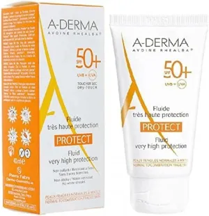 A-Derma Protect Invisible Fluid Very High Protection Spf50  40Ml