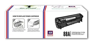 AB 88A Black Toner Cartridge CC388A Compatible for HP LaserJet - P1007, P1008, P1106, P1108, M202, M202n, M202dw, M126nw, M128fn, M128fw, M226dw, M226dn, M1136, M1213nf, M1216nfh, M1218nfs