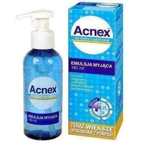 Acne treatment, Acnex washing emulsion 140ml