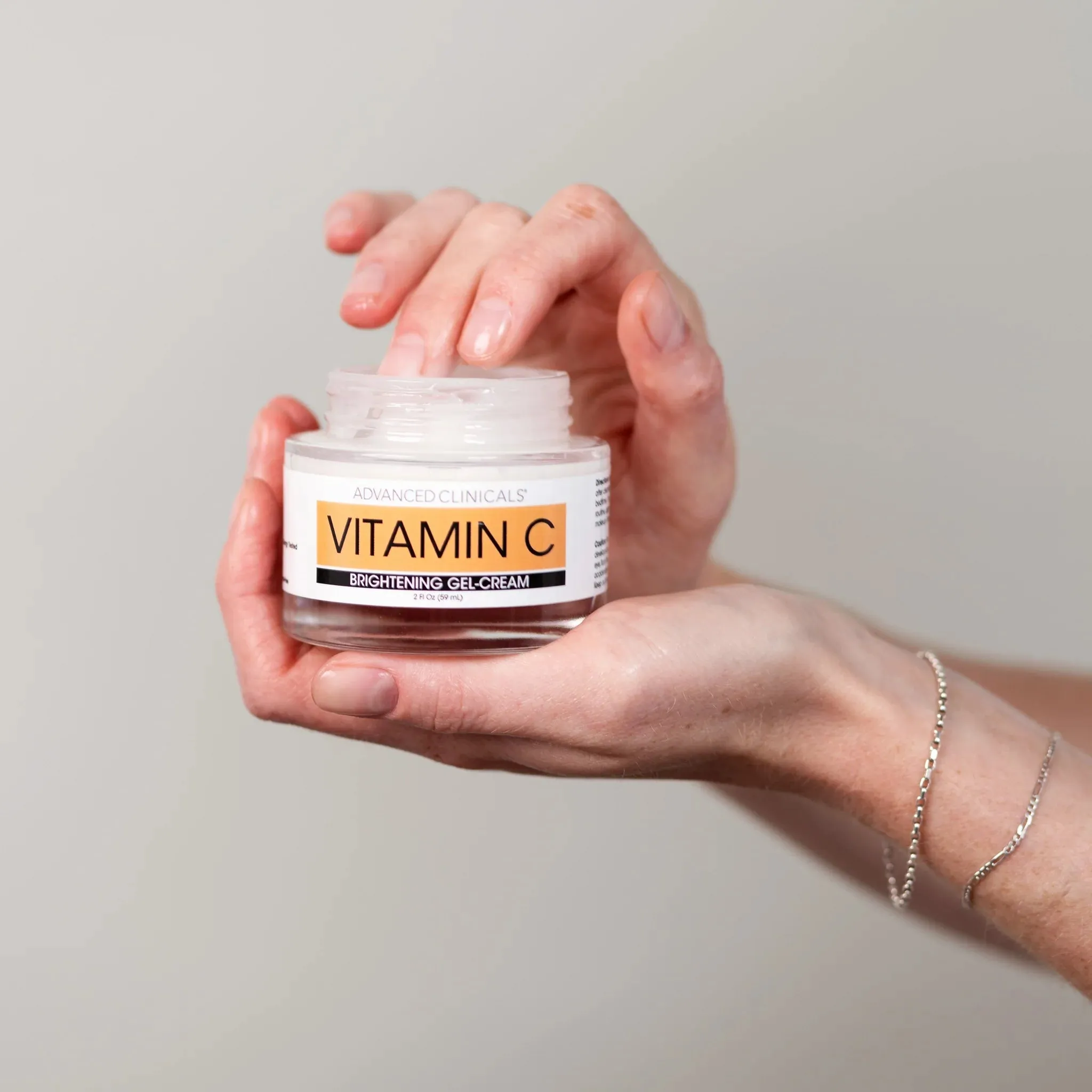 ADVANCED CLINICALS Vitamin C Brightening Gel-Cream كريم بالفيتامين سي