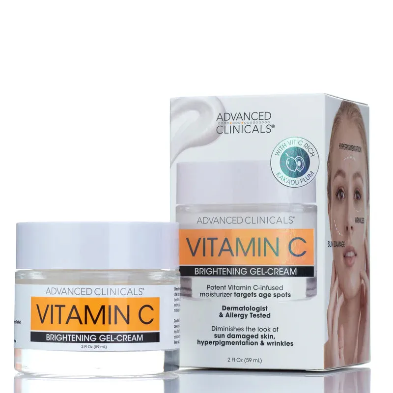 ADVANCED CLINICALS Vitamin C Brightening Gel-Cream كريم بالفيتامين سي