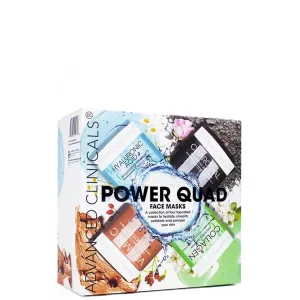 ADVNCED CLINICALS Power Quad Mask Set مجموع ماسكات الوجه من ادفانسد كلينيكالز