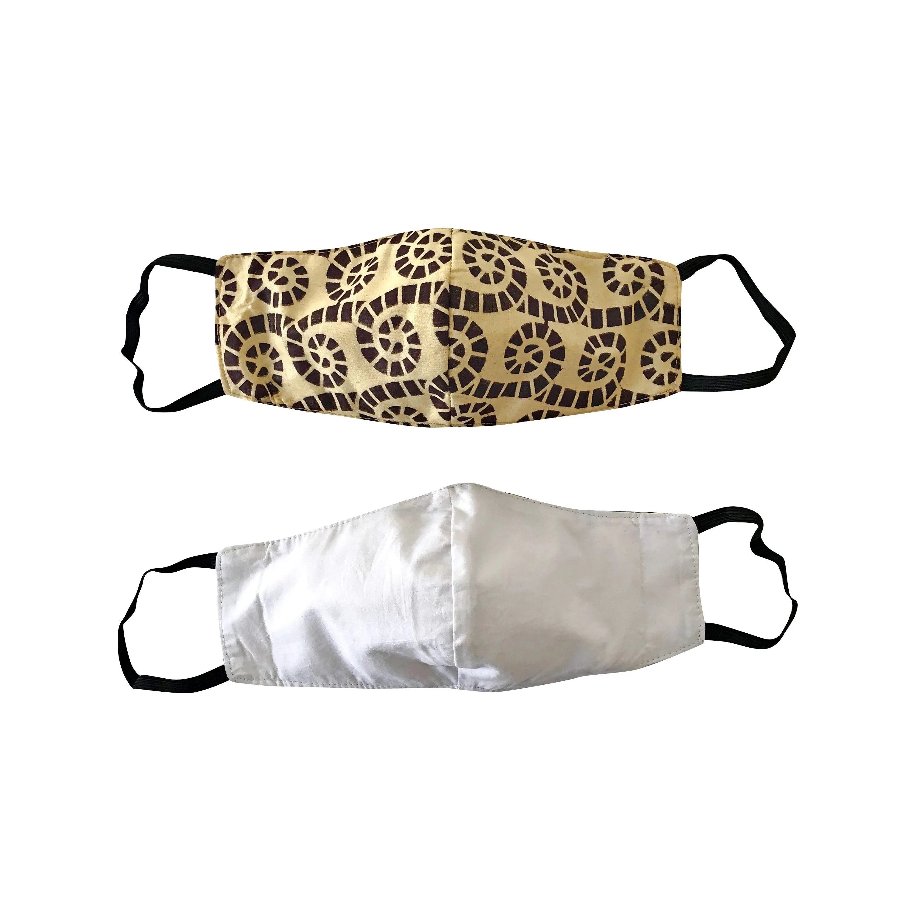 African Print Face Masks for Adults