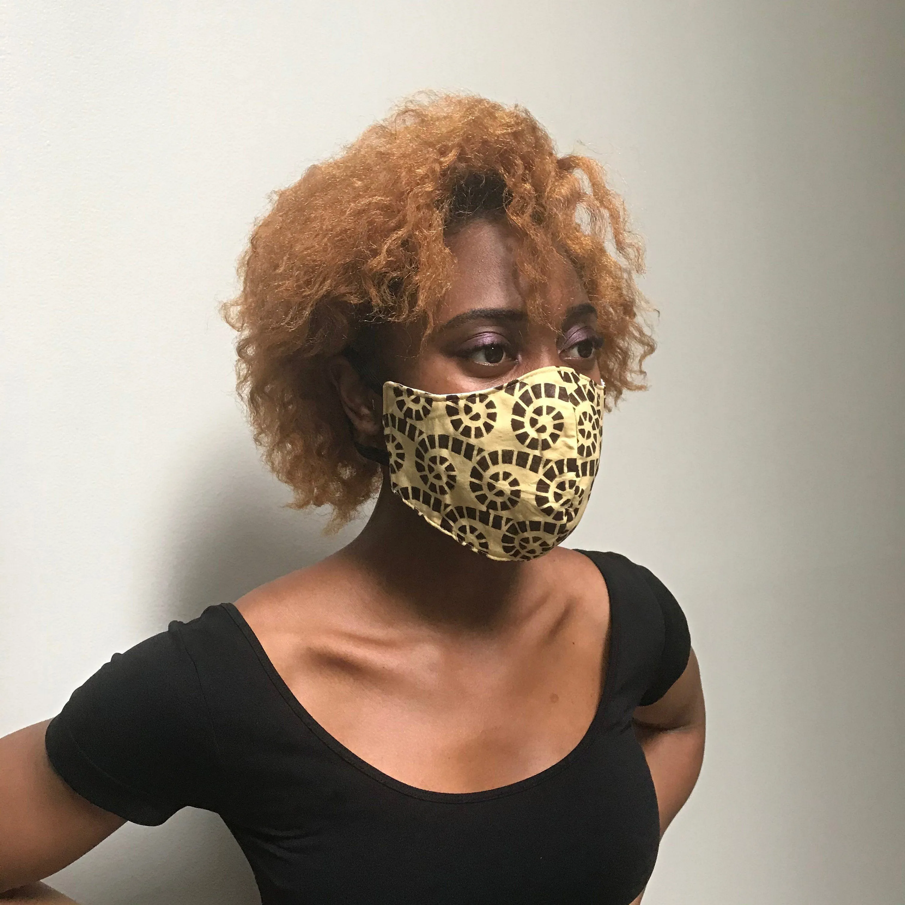 African Print Face Masks for Adults