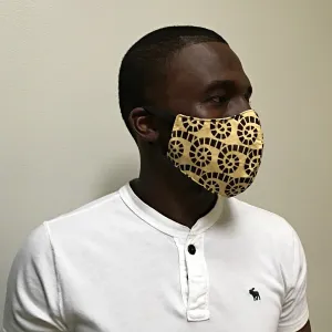 African Print Face Masks for Adults