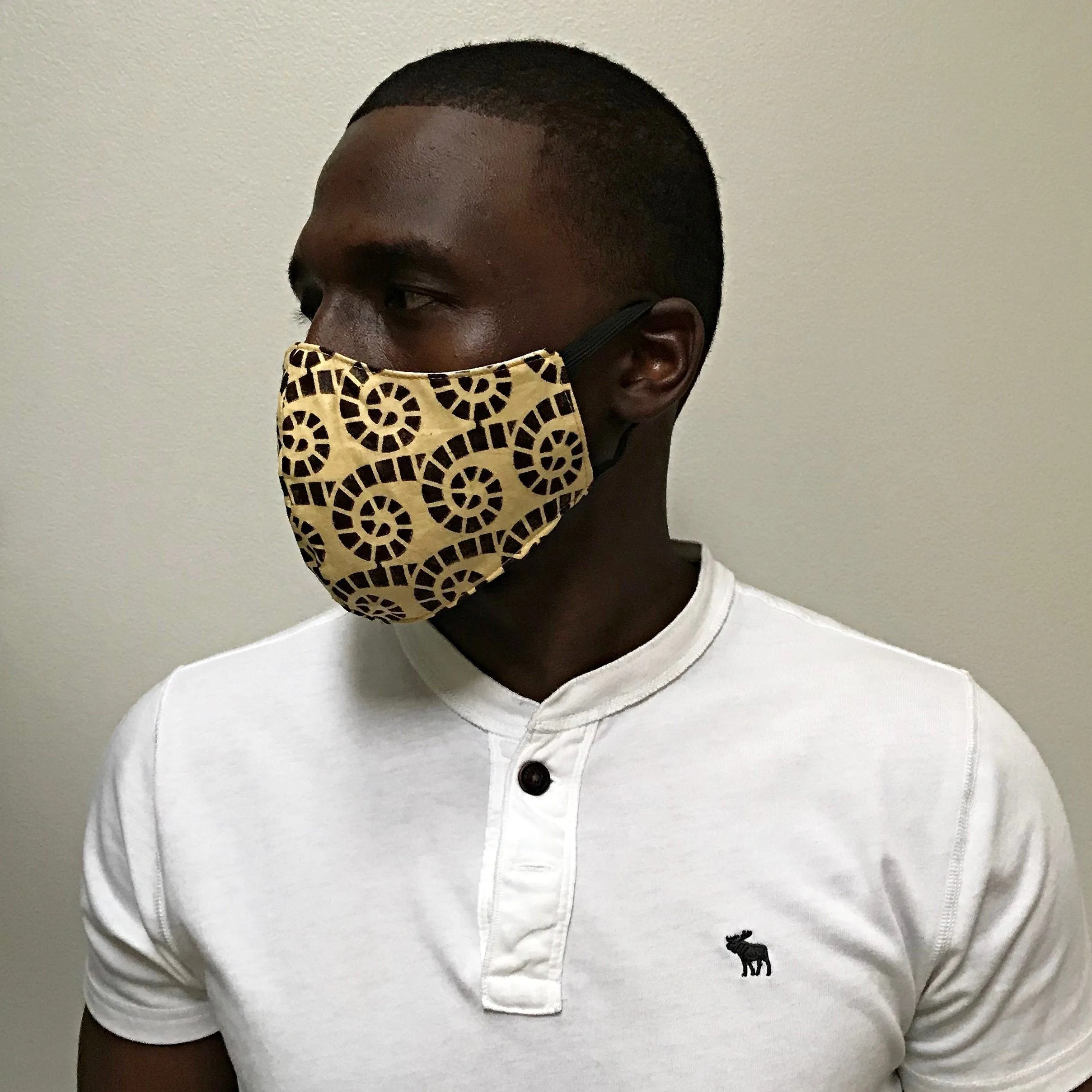 African Print Face Masks for Adults