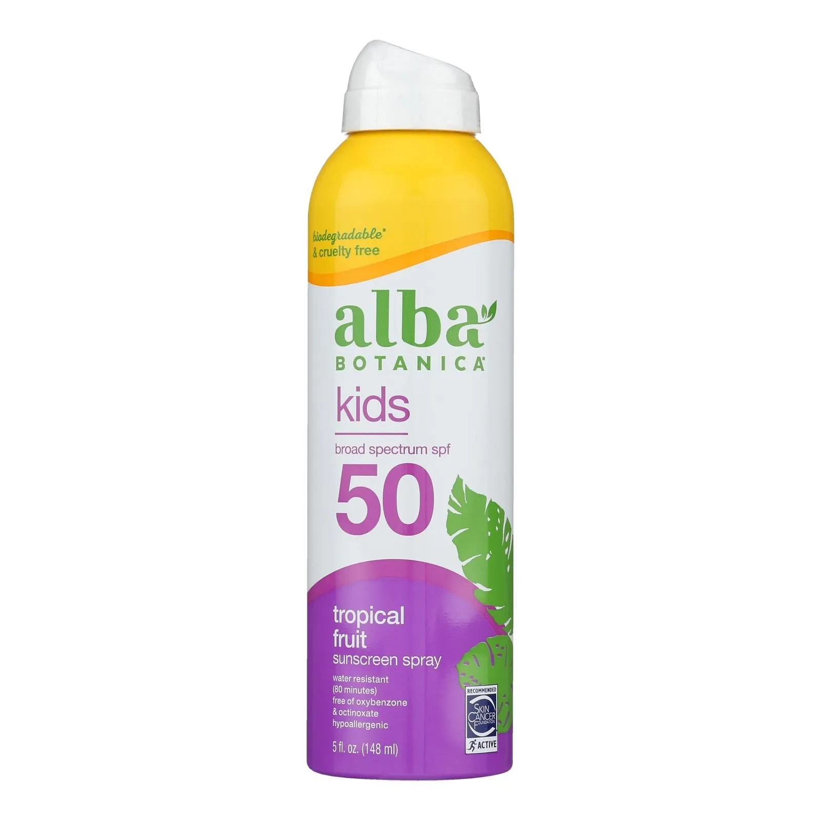 Alba Botanica Kids Sunscreen Spray SPF 50 - 5 fl oz