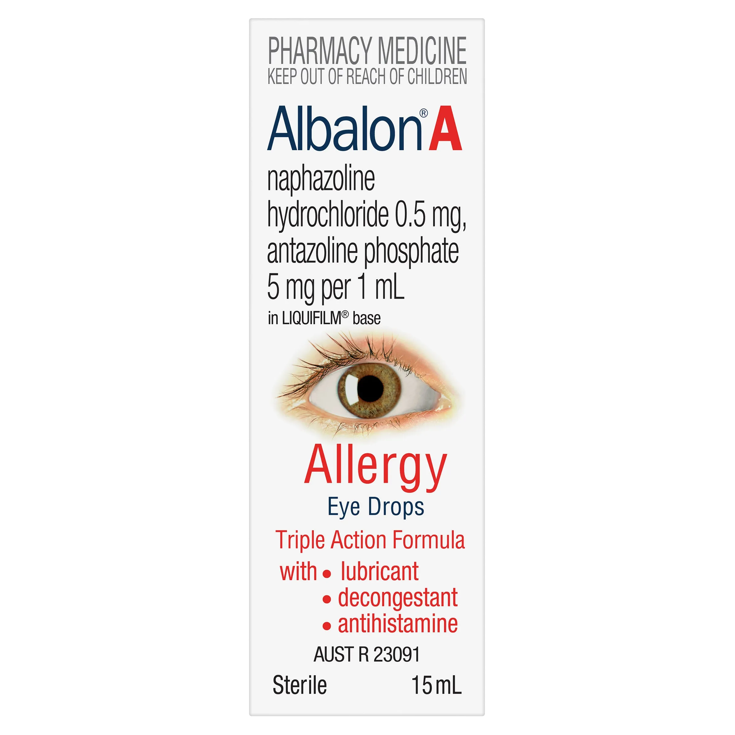 Albalon A Allergy Eye Drops 15mL
