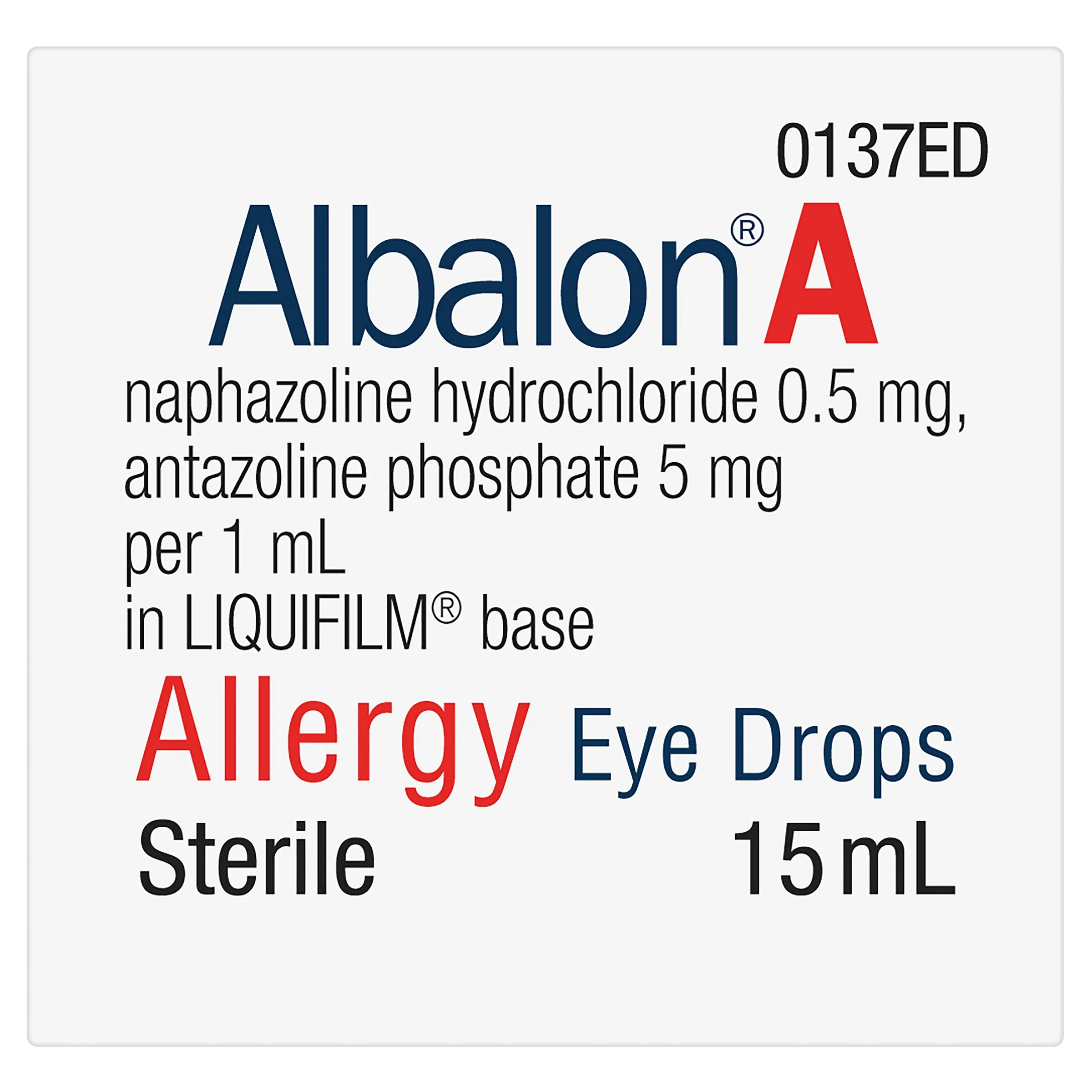 Albalon A Allergy Eye Drops 15mL