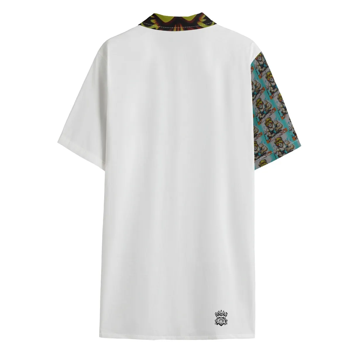 All-Over Print Men's Hawaiian Shirt With Button Closure |115GSM Cotton poplin LEO2 print