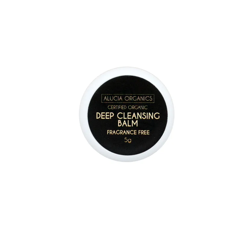 Alucia Organics Certified Organic Deep Cleansing Balm Fragrance Free 5g SAMPLE