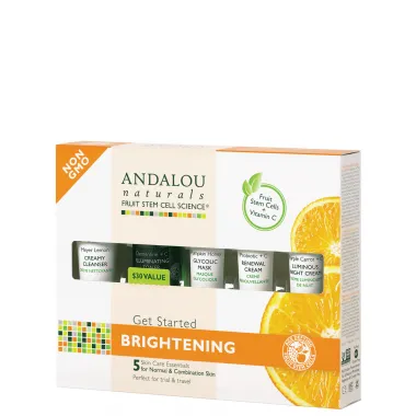 Andalou Naturals Get Started Brightening Kit