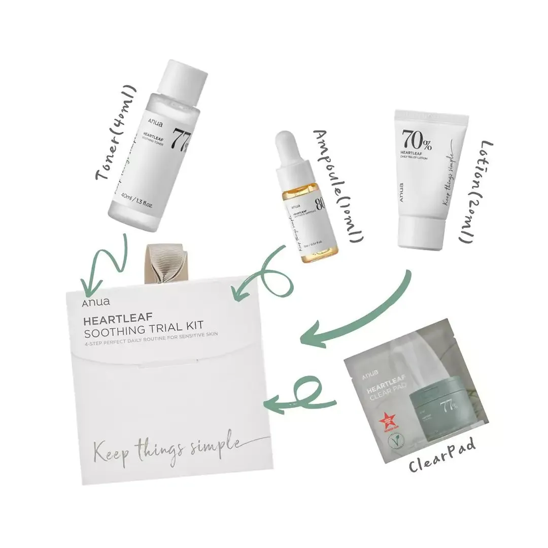 ANUA Heartleaf Soothing Trial Kit