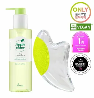 Apple Cider Deep Cleansing Oil   Crystal Guasha Special Set