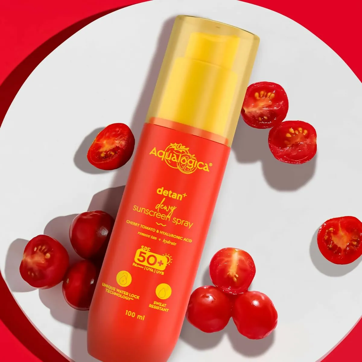 Aqualogica Detan  Dewy Sunscreen Spray SPF 50  PA     UVA/B Protection, Lightweight & Quick Absorbing, No White Cast