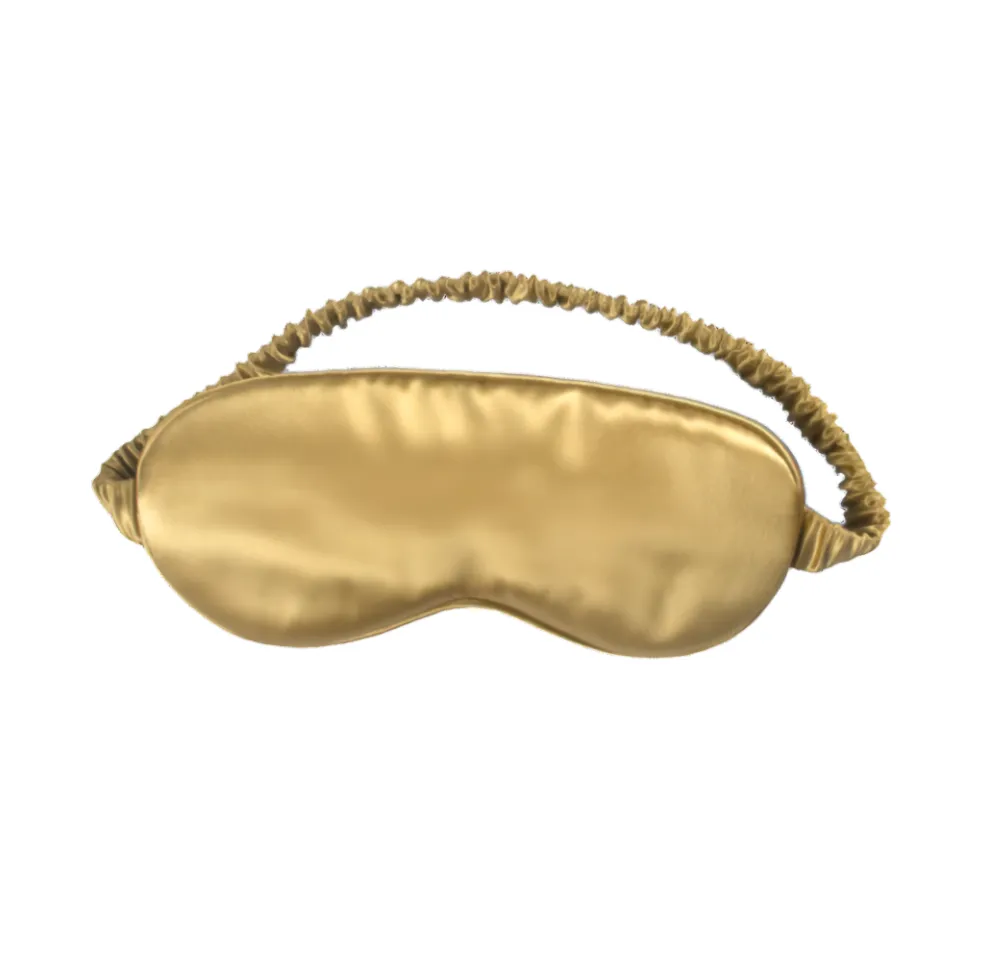 Aurelie Pure Silk Sleep Eye Mask | Gold