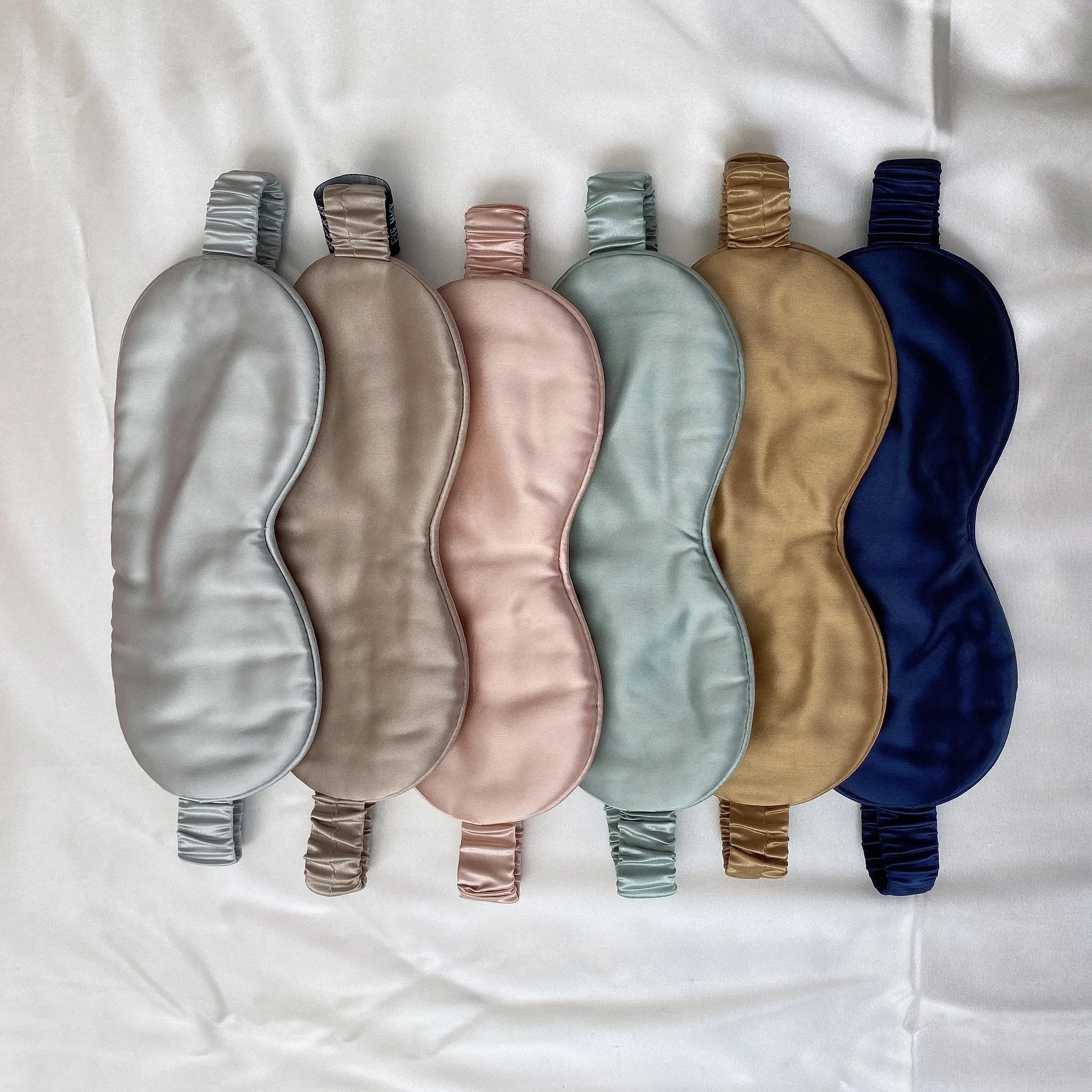 Aurelie Pure Silk Sleep Eye Mask | Gold
