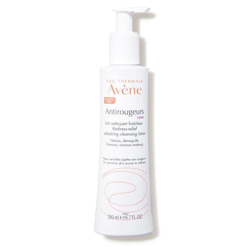 Avène Antirougeurs Clean Redness Relief Refreshing Cleansing Lotion 6.7oz