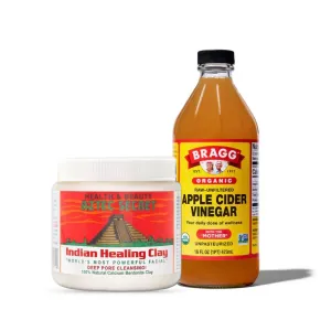 AZTEC SECRET Indian Healing Clay   Apple Cider Vinegar (ماسك الطين الهندي  خل التفاح )