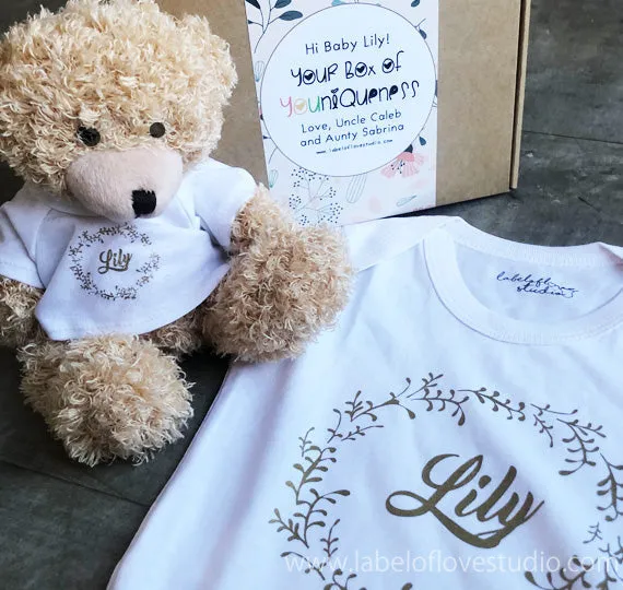 Baby Gift Set - Beary Sweet: Romper   Bear
