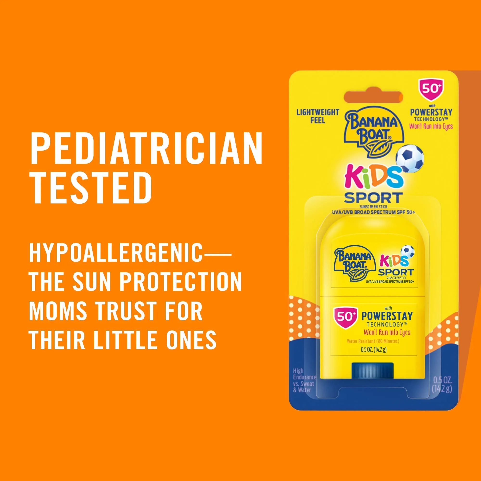 Banana Boat Kids Mineral Sunscreen Lotion SPF 50 Twin Pack and Sport Sunscreen Stick SPF 50 Travel Size