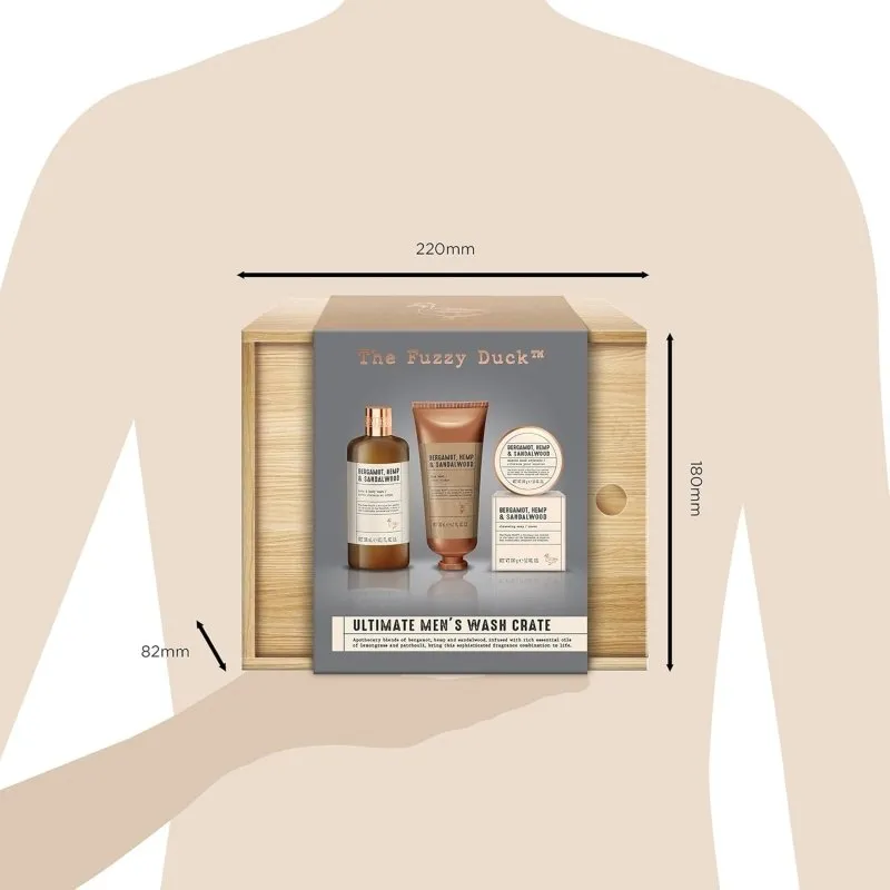 BAYLIS & HARDING THE FUZZY DUCK MENS ULTIMATE WASH CRATE
