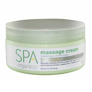 BCL SPA - Lemongrass   Green Tea Massage Cream - 8oz