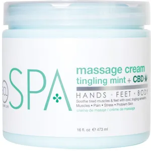 BCL Spa Massage Cream - Tingling Mint   CBD