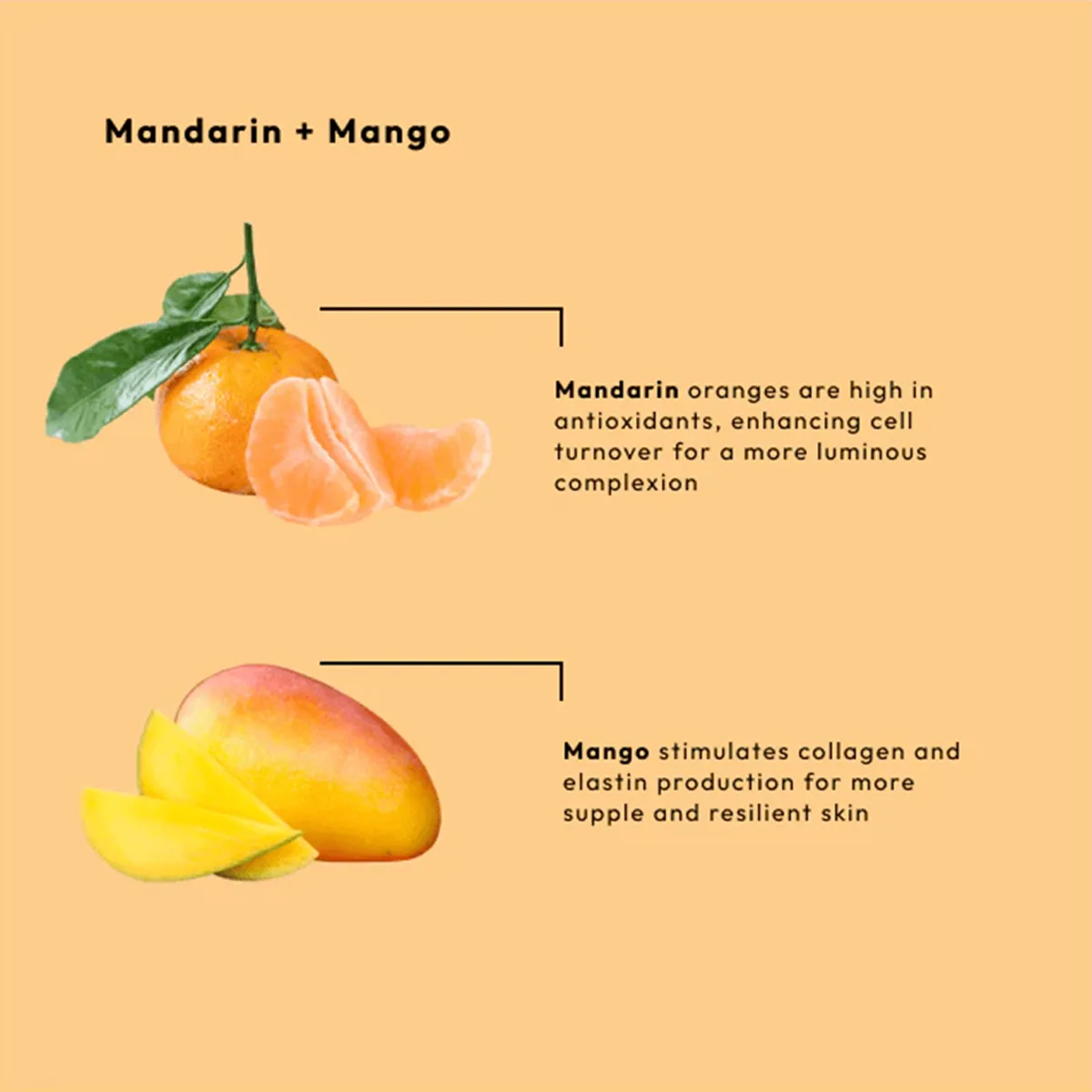 BCL Spa Organics 64oz Mandarin   Mango - Cream