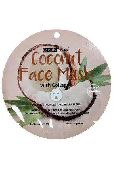 Beauty Treats Coconut Face Mask w/ Collagen