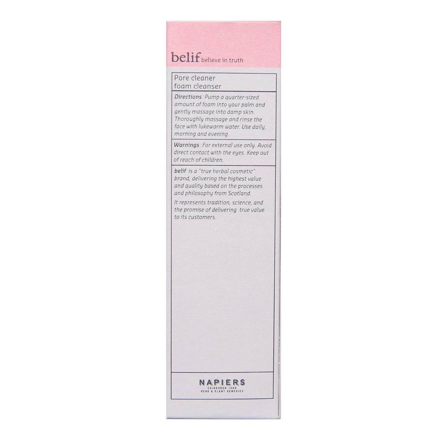 Belif Pore Cleaner Foam Cleanser 5.06oz/ 150ml