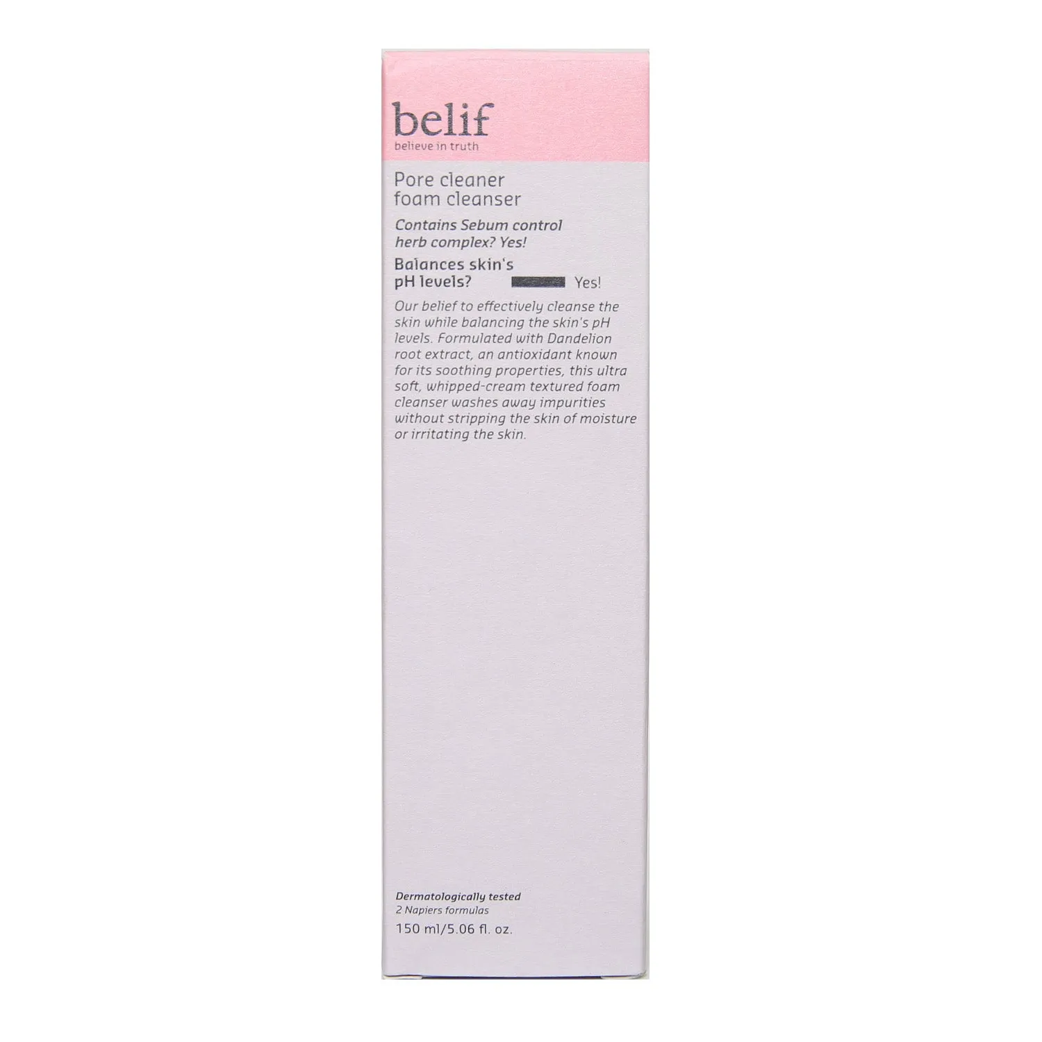 Belif Pore Cleaner Foam Cleanser 5.06oz/ 150ml